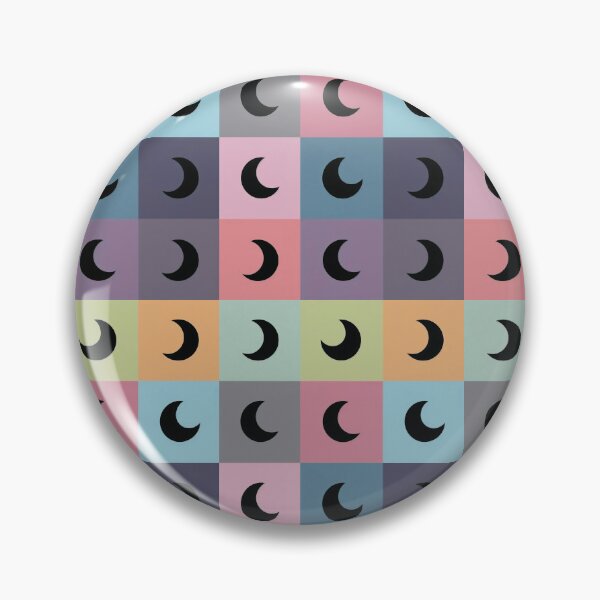 Item preview, Black moons on blue designed and sold by uunaa.