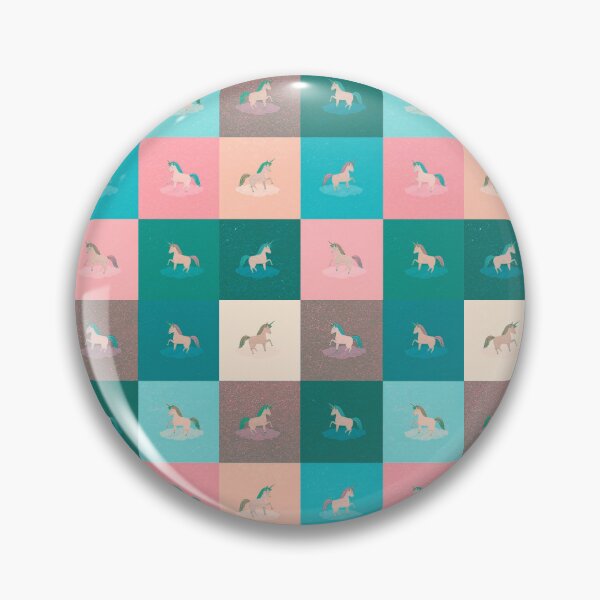 Item preview, Turquoise unicorns designed and sold by uunaa.