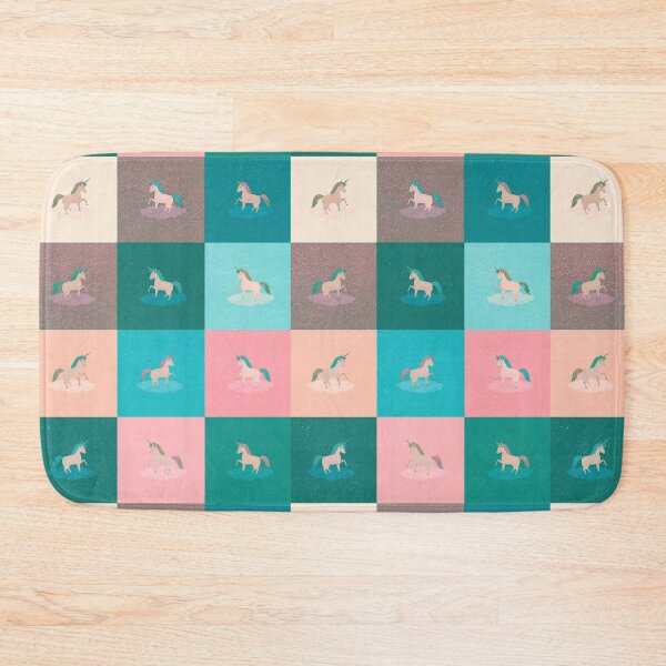 Item preview, Turquoise unicorns designed and sold by uunaa.
