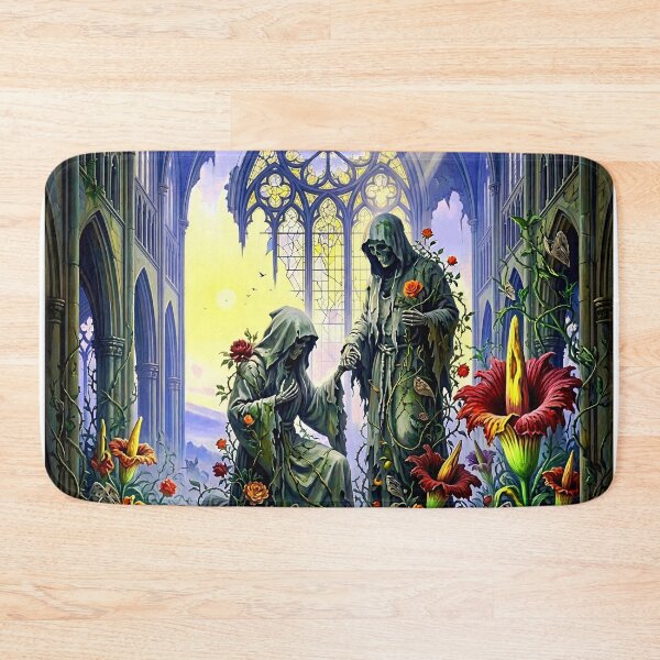 Item preview, Dark Gothic Art &amp; Fine Art Prints (1:1 Square Posters) designed and sold by Cyber-ART-Studio.