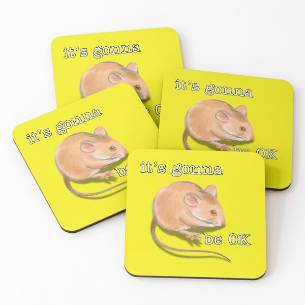 Item preview, it's gonna be OK, mouse designed and sold by SuchWowDesign.