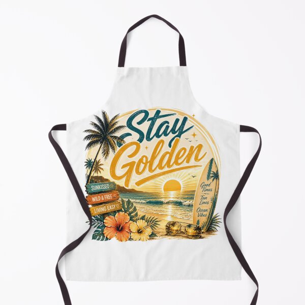 Item preview, Stay golden beach vibes designed and sold by Side Quest Co..