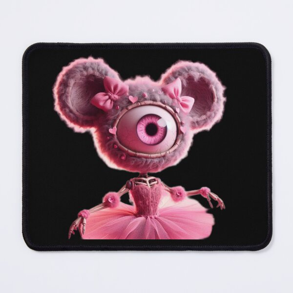 Item preview, Pink Cyclops Ballerina Doll with Heart Accents designed and sold by LujziWorld.