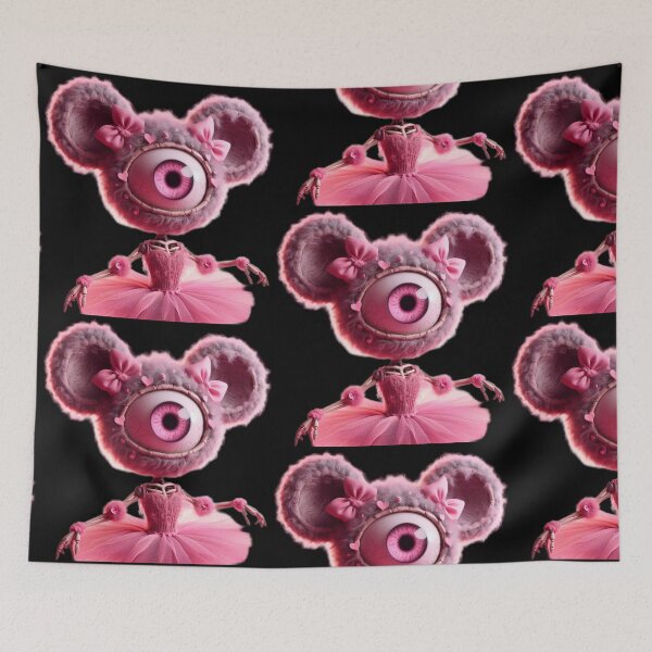 Item preview, Pink Cyclops Ballerina Doll with Heart Accents designed and sold by LujziWorld.