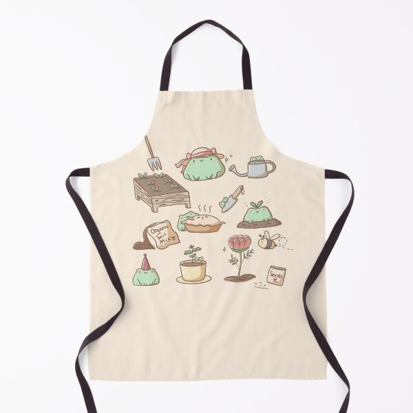 Item preview, Cute Frogs in Garden - Springtime Cottagecore Frogs designed and sold by ShyHomebodyClub.