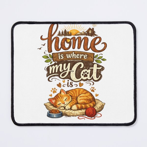 Item preview, Home is where my cat is.  designed and sold by Tee Visions.
