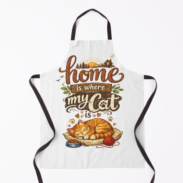 Item preview, Home is where my cat is. designed and sold by Tee Visions.