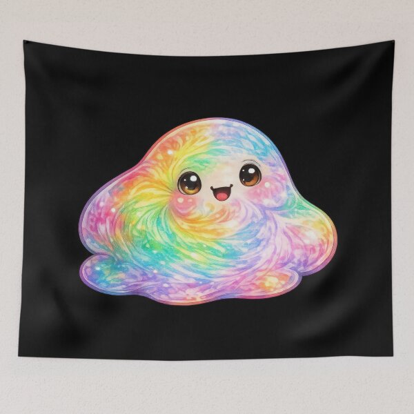 Item preview, Rainbow Kawaii Blob Cute Character designed and sold by jgvisualarts.