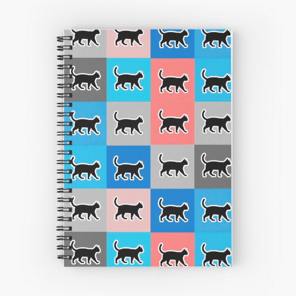 Item preview, Blue patchwork black cats designed and sold by uunaa.