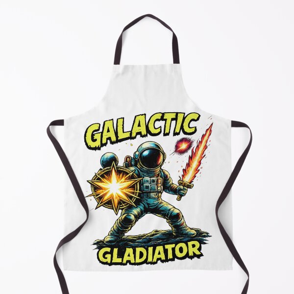 Item preview, Galactic Gladiator – Retro Space Warrior Astronaut Design designed and sold by OrbitOdyssey.