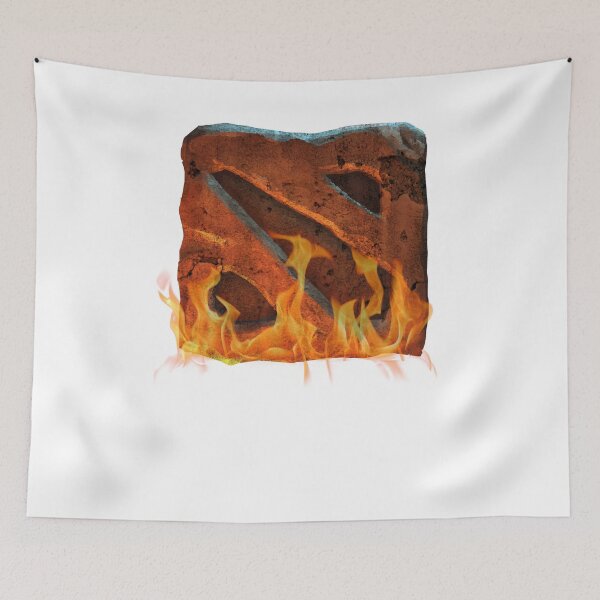 Item preview, Dota On Fire Funny Retro Gamer MOBA Typography Gift Shirt designed and sold by THAT-ONE-TEE.