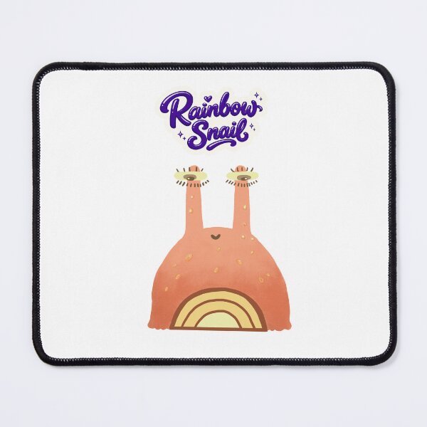 Item preview, Rainbow Snail Slow Living Cute Art designed and sold by FaliushART.