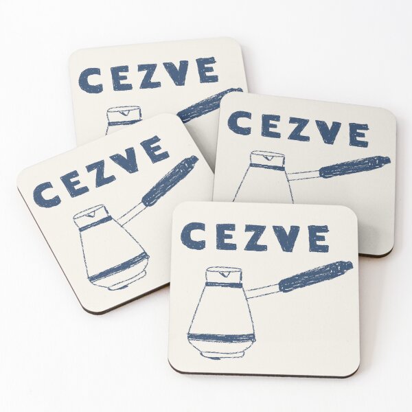 Item preview, Minimalist Cezve Coffee Brewing Guide designed and sold by SZPosterStudio.