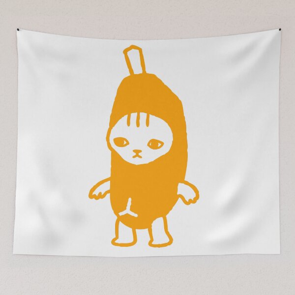 Item preview, banana cat meme designed and sold by QuirkyCritterCo.