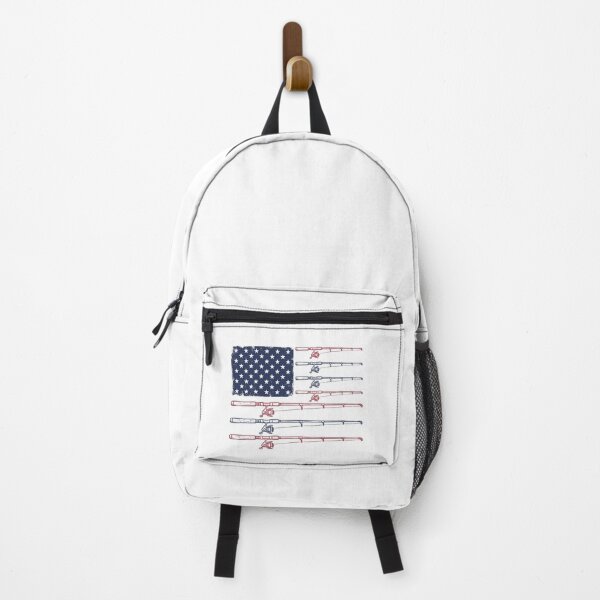 Item preview, Vintage USA Flag Fishing Rods Patriotic Fisherman Desig designed and sold by Paper Drip.