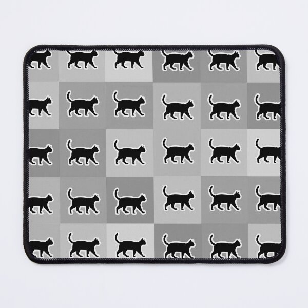 Item preview, Gray patchwork black cats designed and sold by uunaa.