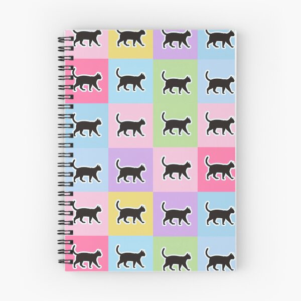 Item preview, Pink patchwork black cats designed and sold by uunaa.