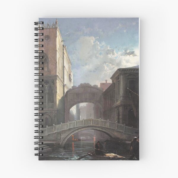 Item preview, Friedrich Paul Nerly The Bridge of Sighs by Moonlight Venice designed and sold by Vintage Designs +.