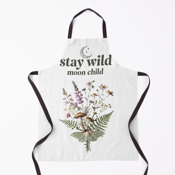 Item preview, Stay Wild Moon Child Cottage Witch Celestial  Gift for Her Women Moth Botanical Shirt designed and sold by DreamelleStudio.