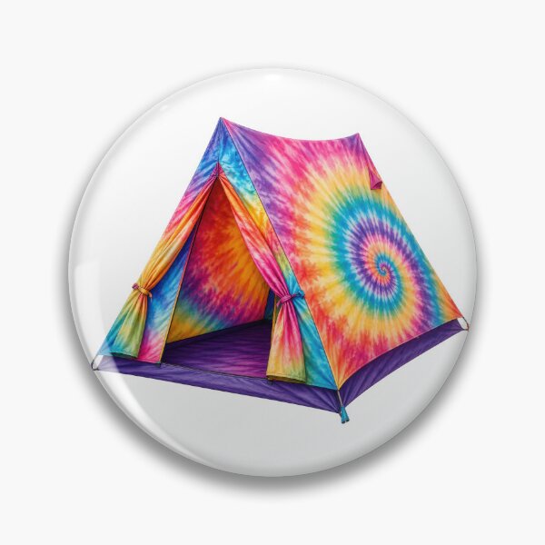 Item preview, Tie Dye Spiral Camping Tent designed and sold by jgvisualarts.