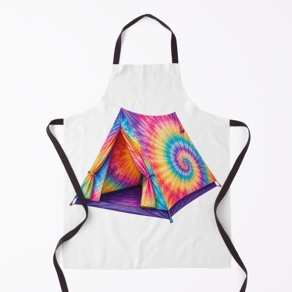 Item preview, Tie Dye Spiral Camping Tent designed and sold by jgvisualarts.