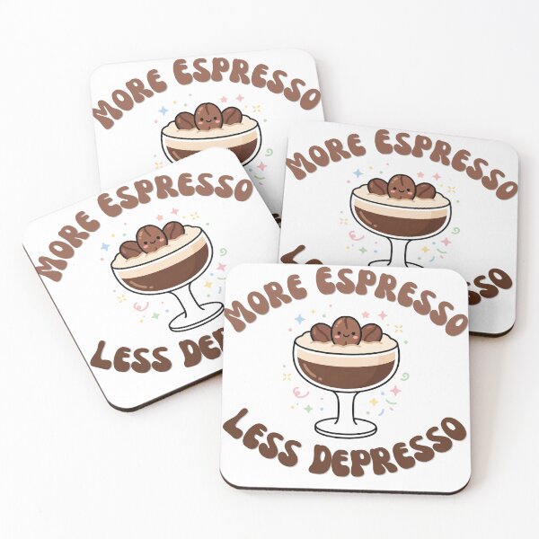 Item preview, Kawaii Espresso Martini Cocktail Cute Coffee Drink Aesthetic designed and sold by Snowy Studio Designs.