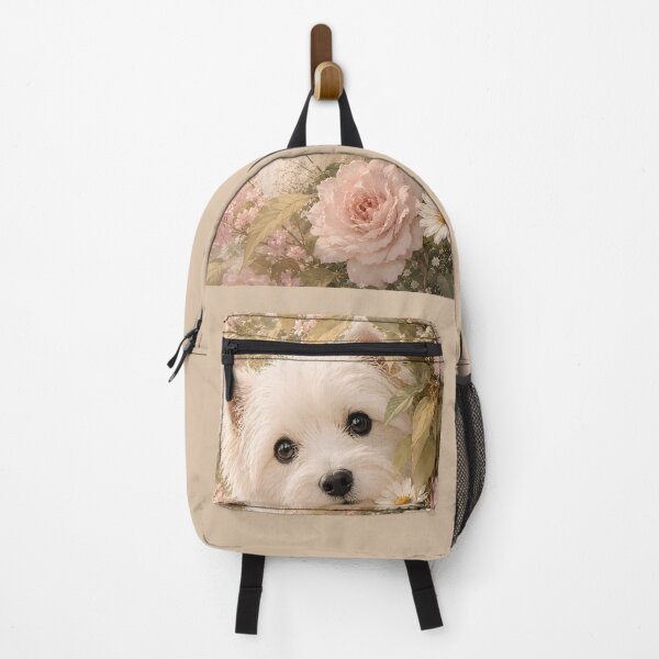 Item preview, Cute West Highland White Terrier Among Roses designed and sold by ManJiangHong.