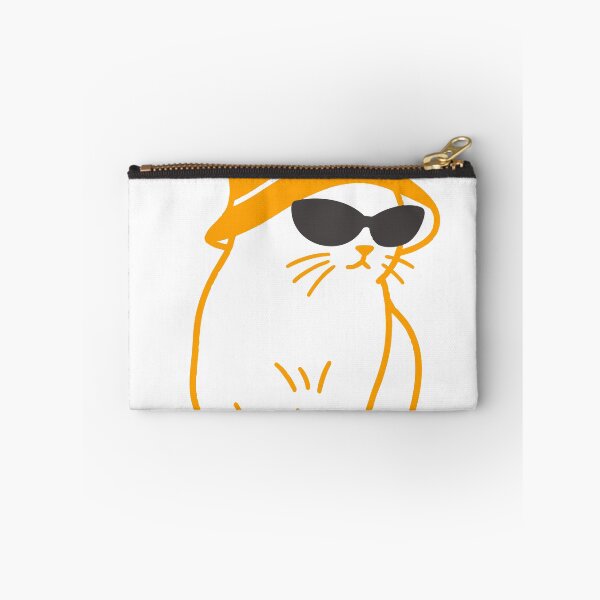Item preview, bucket hat cat meme designed and sold by QuirkyCritterCo.