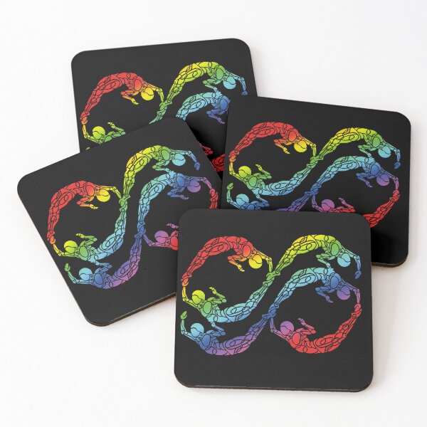 Item preview, Athletic Infinity Loop Symbol Rainbow designed and sold by danceink.