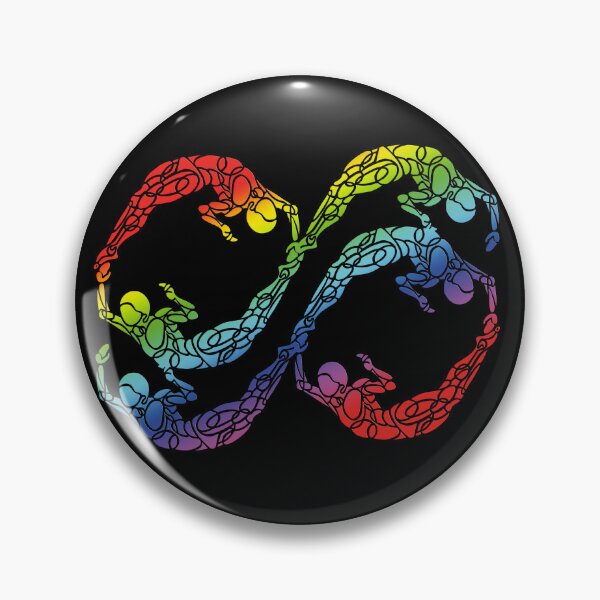 Item preview, Athletic Infinity Loop Symbol Rainbow designed and sold by danceink.