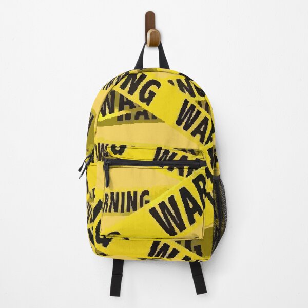Item preview, Yellow Warning Tape Industrial Grunge Pattern designed and sold by Centaurosticker.