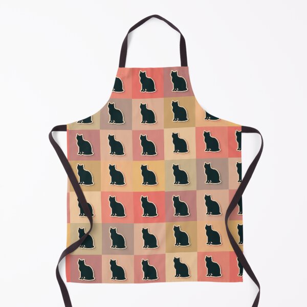 Item preview, Pink patchwork black cat designed and sold by uunaa.