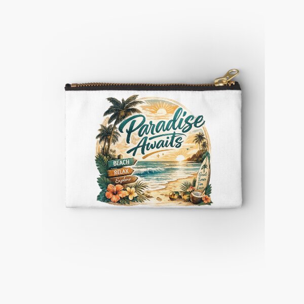 Item preview, Tropical paradise beach vacation designed and sold by Side Quest Co..