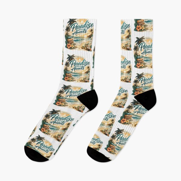 Item preview, Tropical paradise beach vacation designed and sold by Side Quest Co..