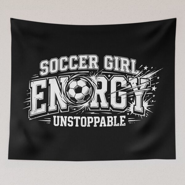 Item preview, Soccer Girl Energy designed and sold by BrunoLinuxArt.
