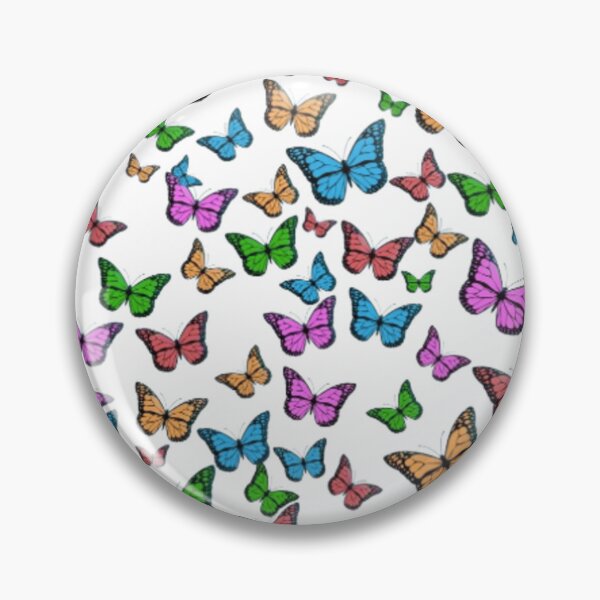 Item preview, Vibrant Butterfly Garden Pattern | Colorful Aesthetic Art designed and sold by Rawafi Art Studio.