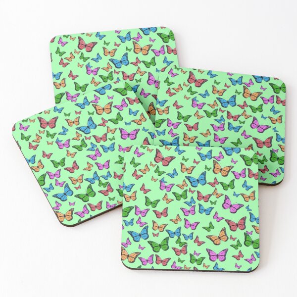 Item preview, Vibrant Butterfly Garden Pattern | Colorful Aesthetic Art designed and sold by Rawafi Art Studio.