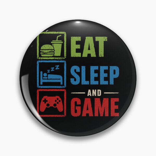 Item preview, Eat Sleep Game Repeat – Funny Gamer Gaming Lifestyle Design designed and sold by ChemiroL.