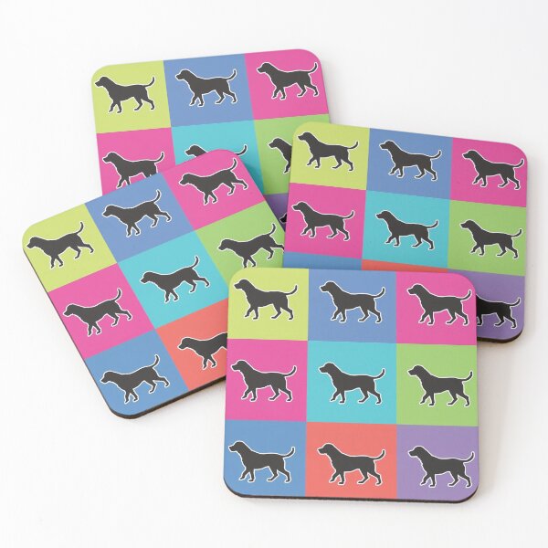 Item preview, Rainbow patchwork dogs designed and sold by uunaa.