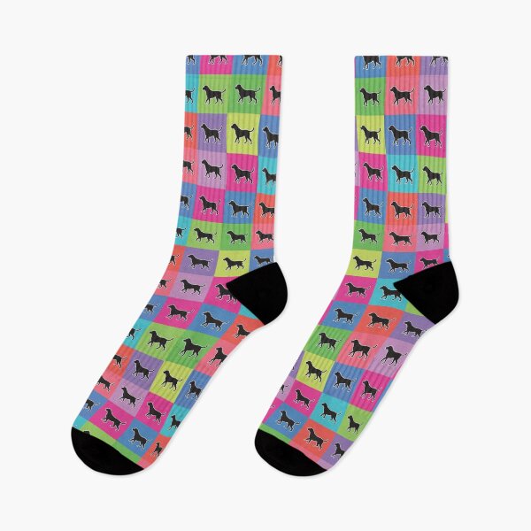 Item preview, Rainbow patchwork dogs designed and sold by uunaa.