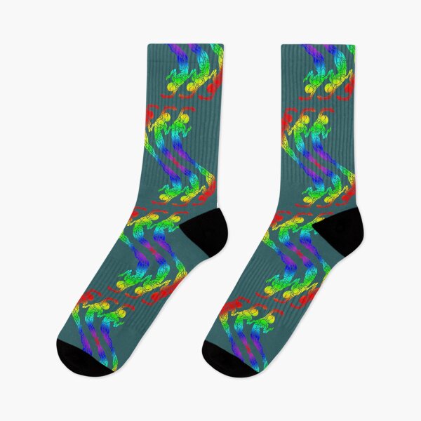 Item preview, Pride Waves Pattern, Athlete Pride designed and sold by danceink.