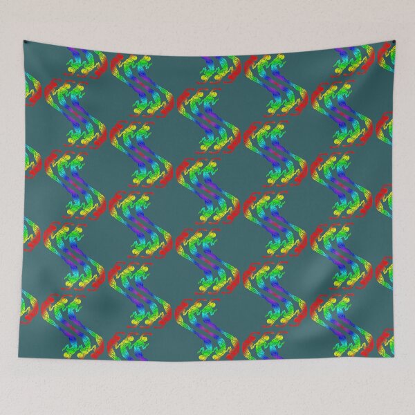 Item preview, Pride Waves Pattern, Athlete Pride designed and sold by danceink.