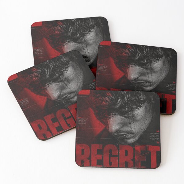 Item preview, REGRET – Dark Psychological Editorial Poster designed and sold by Watchyyy.