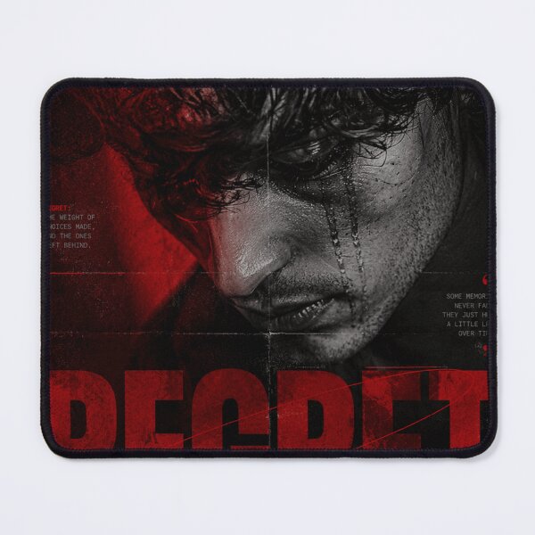 Item preview, REGRET – Dark Psychological Editorial Poster designed and sold by Watchyyy.