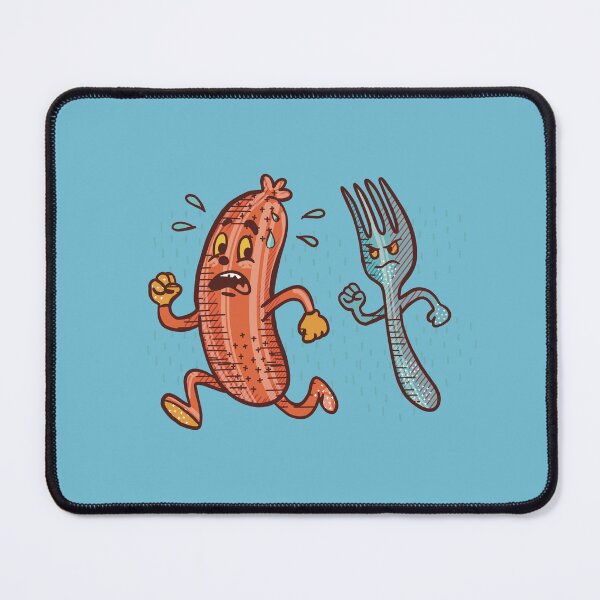 Item preview, Retro Sausage on the Run designed and sold by IvysCreativityHouse.