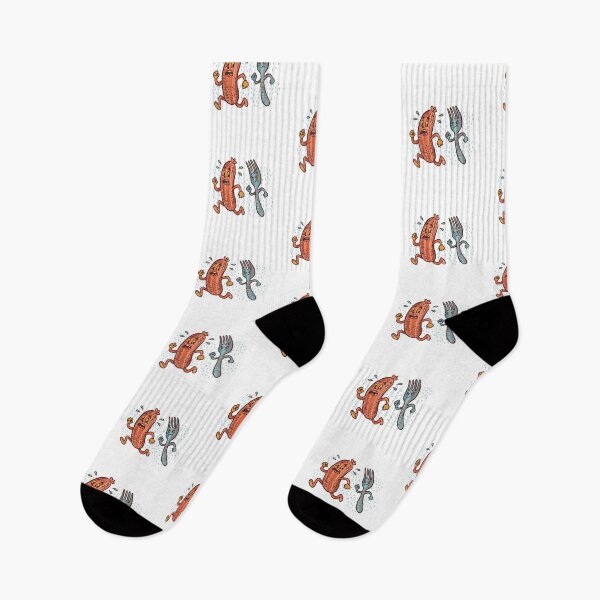 Item preview, Retro Sausage on the Run designed and sold by IvysCreativityHouse.
