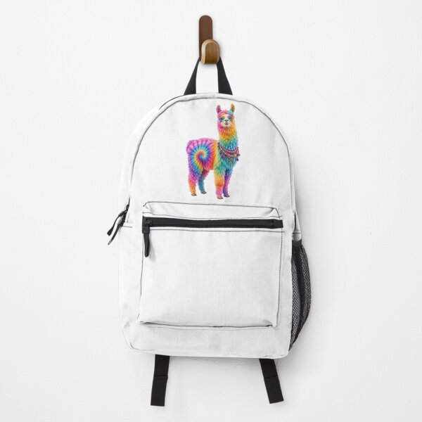 Item preview, Rainbow Tie Dye Llama with Sunglasses designed and sold by jgvisualarts.