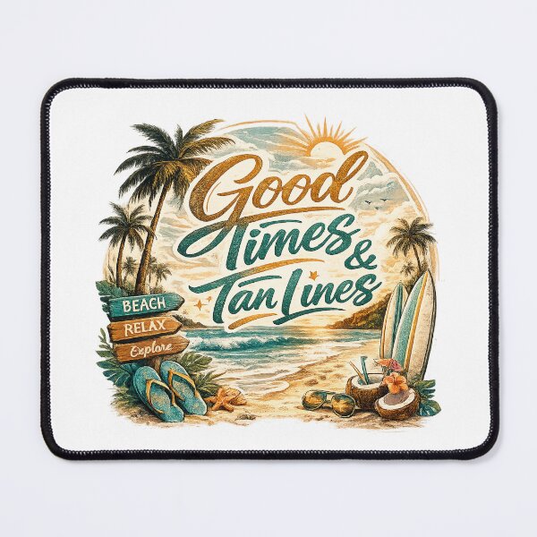 Item preview, Good times on a tropical beach designed and sold by Side Quest Co..