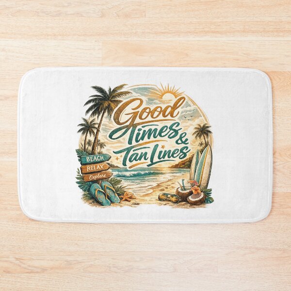 Item preview, Good times on a tropical beach designed and sold by Side Quest Co..