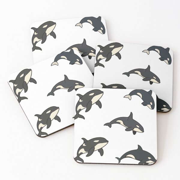 Item preview, Cute Orca Whale Sticker Pack - Adorable Killer Whales Set designed and sold by Art_IN_Design.